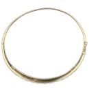 9ct Yellow Gold 0.15ct Diamond Hinged Bangle