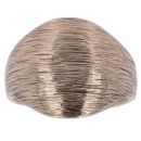 9ct Yellow Gold Brushed Signet Ring