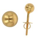 22ct Yellow Gold Ball Stud Earrings