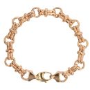 9ct Yellow Gold Fancy Bracelet 8"