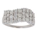 9ct White Gold 2.15ct Brilliant Cut Diamond Fancy Ring