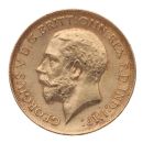 1912 George V Large Head UK Half Sovereign Coin
