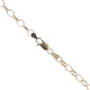 9ct Yellow Gold Patterned Belcher Chain 20"