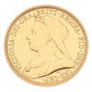 1895 Victoria Old Head Australia Full Sovereign Coin