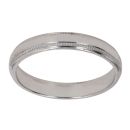 9ct White Gold Wedding Band 3mm