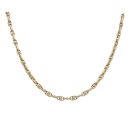9ct Yellow Gold Sphere Fancy Chain 18"