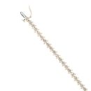 9ct Yellow Gold 2.00ct Brilliant Cut Diamond Bracelet 7.5"