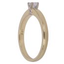 18ct Yellow Gold 0.15ct Brilliant Cut Diamond Solitaire Ring