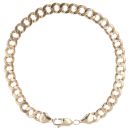 9ct Yellow Gold Curb Bracelet 9"