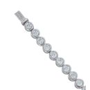 18ct White Gold 2.00ct Brilliant Cut Diamond Tennis Bracelet 7"