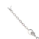 18ct White Gold 0.55ct Brilliant Cut Diamond Panther Bracelet 7.5"
