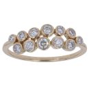 9ct Yellow Gold 0.50ct Brilliant Cut Diamond Fancy Ring