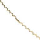 18ct Yellow and White Gold 0.25ct Diamond Necklace 18"