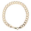 9ct Yellow Gold Curb Bracelet 8"