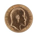 1910 Edward VII Large Head UK Half Sovereign Coin