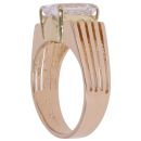 18ct Yellow Gold Cubic Zirconia Single Stone Ring