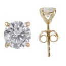 9ct Yellow Gold 1.03ct Brilliant Cut Lab Grown Diamond Solitaire Earrings