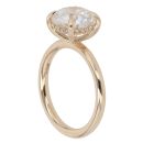 9ct Yellow Gold 3.18ct Round Brilliant Cut Lab Grown Diamond Solitaire Ring