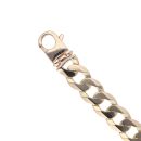 9ct Yellow Gold Curb Bracelet 9"