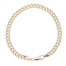 9ct Yellow Gold Curb Bracelet 8"