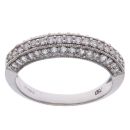 18ct White Gold 0.50ct Brilliant Cut Diamond Fancy Ring