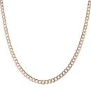 9ct Yellow Gold Diamond Cut Curb Chain 20"