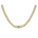14ct Yellow Gold Monaco Classic Flex Lock Curb Chain 20"