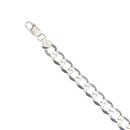 Silver Curb Bracelet 8.5" By Icesia