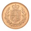 2002 Elizabeth II Fourth Portrait Golden Jubilee UK Full Sovereign Coin