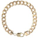 9ct Yellow Gold Curb Bracelet 8.5"