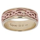 9ct Yellow And Rose Gold Annwyl Clogau Ring