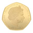 2022 Elizabeth II Platinum Jubilee Gold Masterpiece Jersey Coin