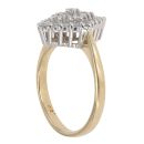 18ct Yellow Gold 0.50ct Brilliant Cut Diamond Cluster Ring