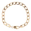 9ct Yellow Gold Curb Bracelet 7.5"