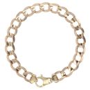 9ct Yellow Gold Curb Bracelet 8.5"