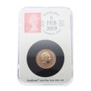 2019 Elizabeth II Fifth Portrait UK Full Sovereign Coin Proof Boxed