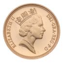 1993 Elizabeth II Third Portrait UK Full Sovereign Coin