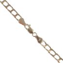 9ct Yellow Gold Square Curb Chain 18"