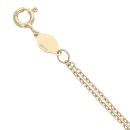 18ct Yellow Gold Cubic Zirconia and Sapphire Bracelet 7.5"