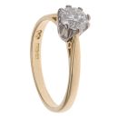 18ct Yellow Gold 0.77ct Brilliant Cut Diamond Solitaire Ring