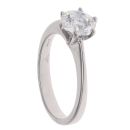 14ct White Gold 1.00ct Brilliant Cut Diamond Solitaire Ring
