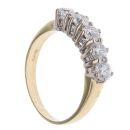18ct Yellow Gold 1.40ct Brilliant Cut Diamond Five Stone Ring