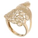 14ct Yellow Gold Peacock Fancy Ring
