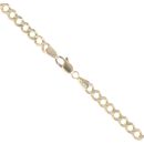 9ct Yellow Gold Curb Chain 22"