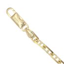 18ct Yellow Gold Anchor Bracelet 8"