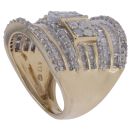 9ct Yellow Gold 1.75ct Brilliant Cut Diamond Fancy Ring