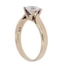 9ct Yellow Gold Cubic Zirconia Single Stone Ring