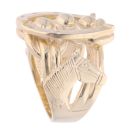 9ct Yellow Gold Heavyweight Horseshoe Ring