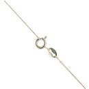 9ct Yellow Gold 0.15ct Diamond and Emerald Cluster Pendant and Chain 18"