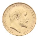1903 Edward VII Large Head UK Full Sovereign Coin